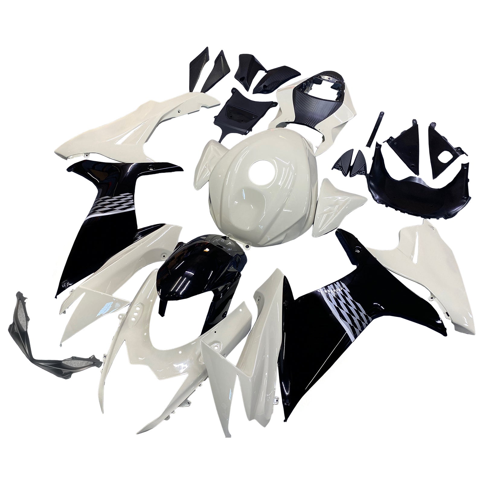 Amotopart Suzuki 2011-2025 GSXR 600/750 Witte kuipkit