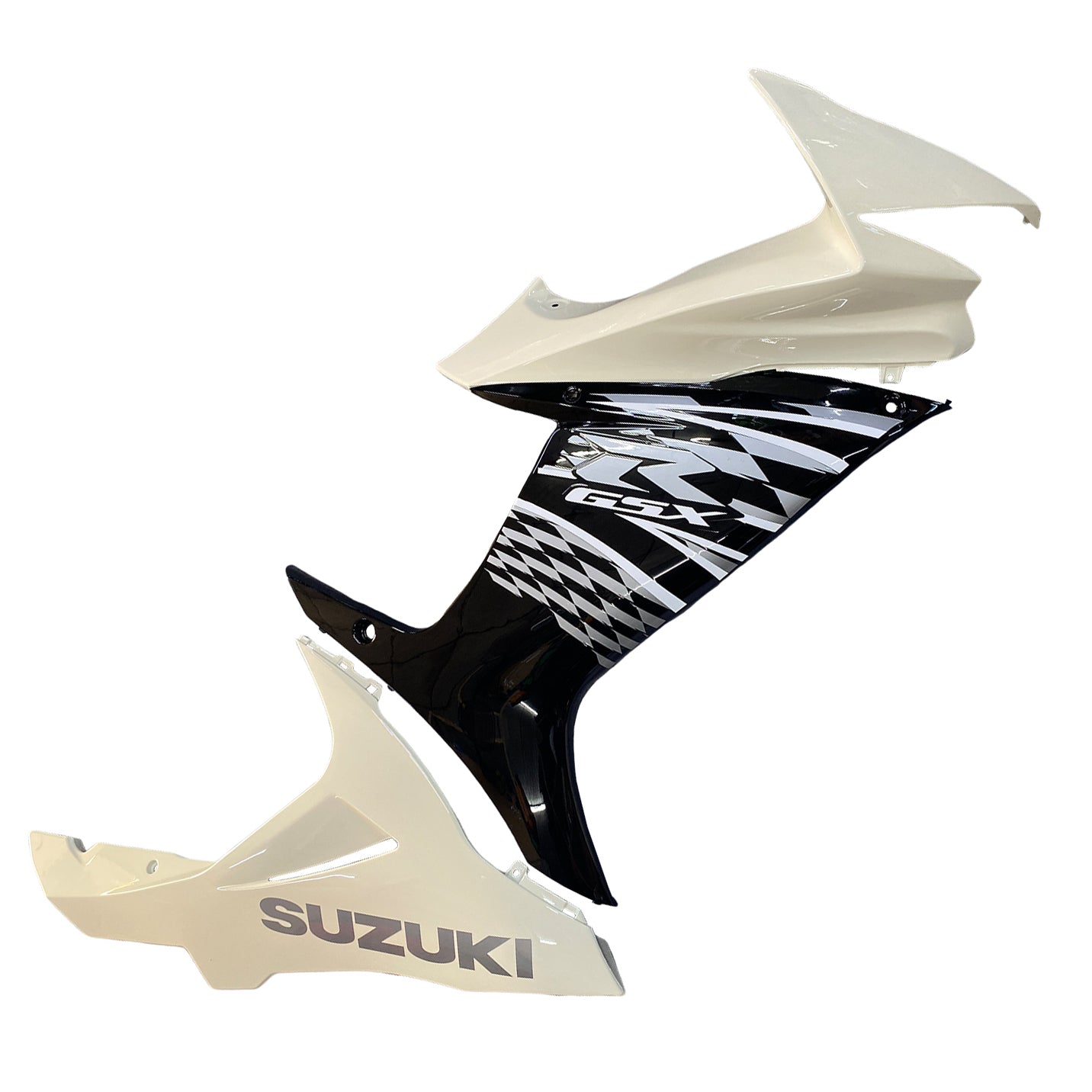 Amotopart Suzuki 2011-2024  GSXR 600/750 White Fairing Kit