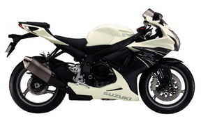 Amotopart Suzuki 2011-2024  GSXR 600/750 White Fairing Kit