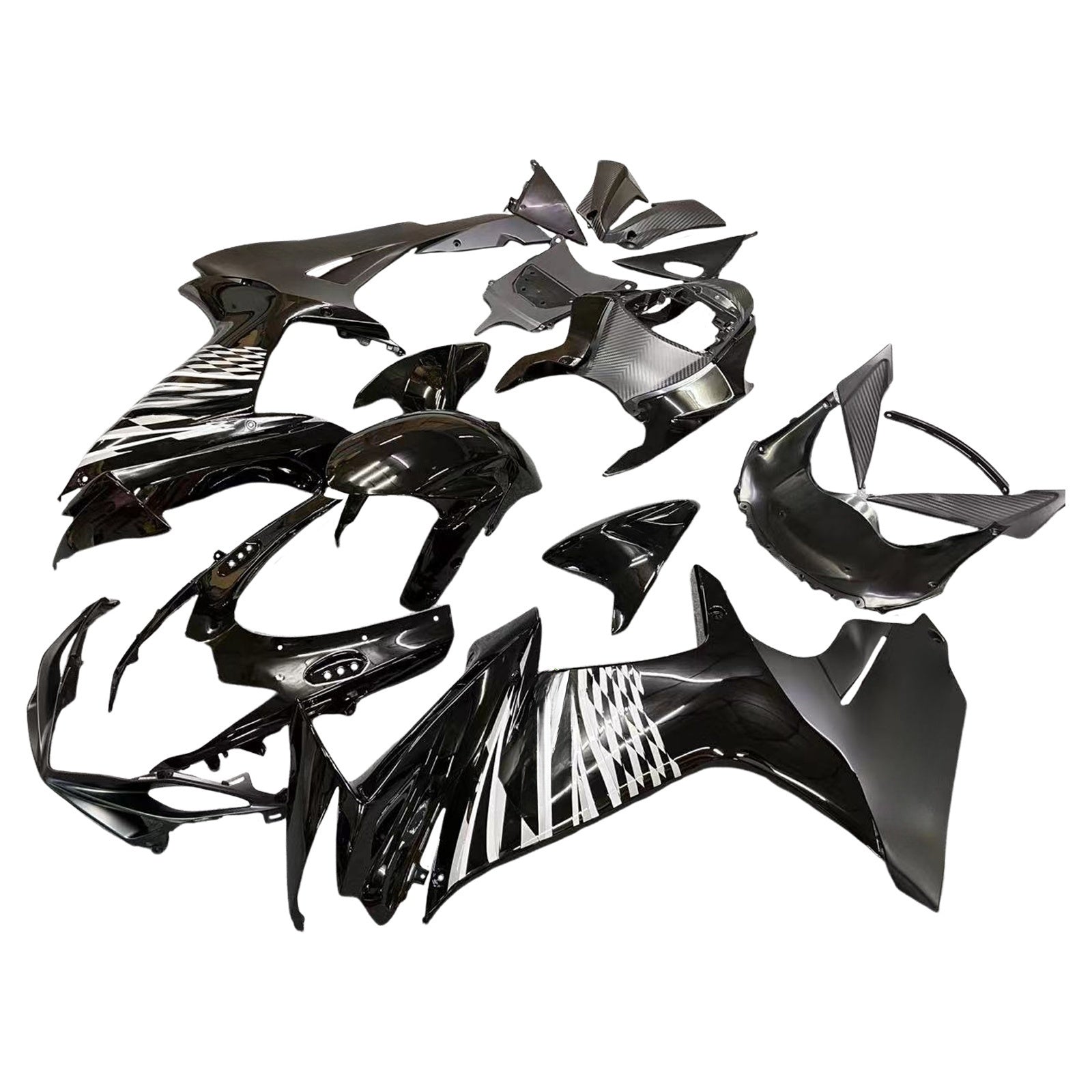 Amotopart 2011-2025 Suzuki GSXR 600/750 Fairing Black&Grey Kit