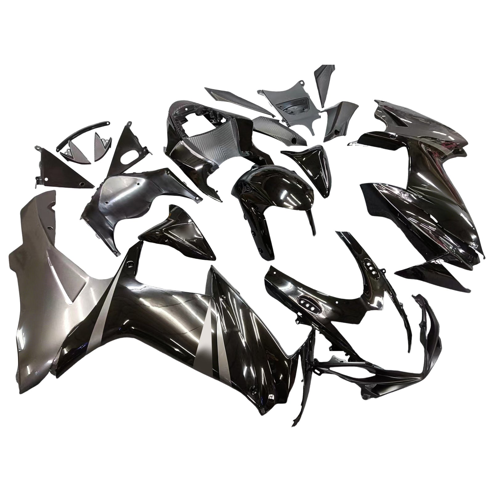 Amotopart Suzuki 2011-2025 GSXR 600/750 Black&Grey Fairing Kit