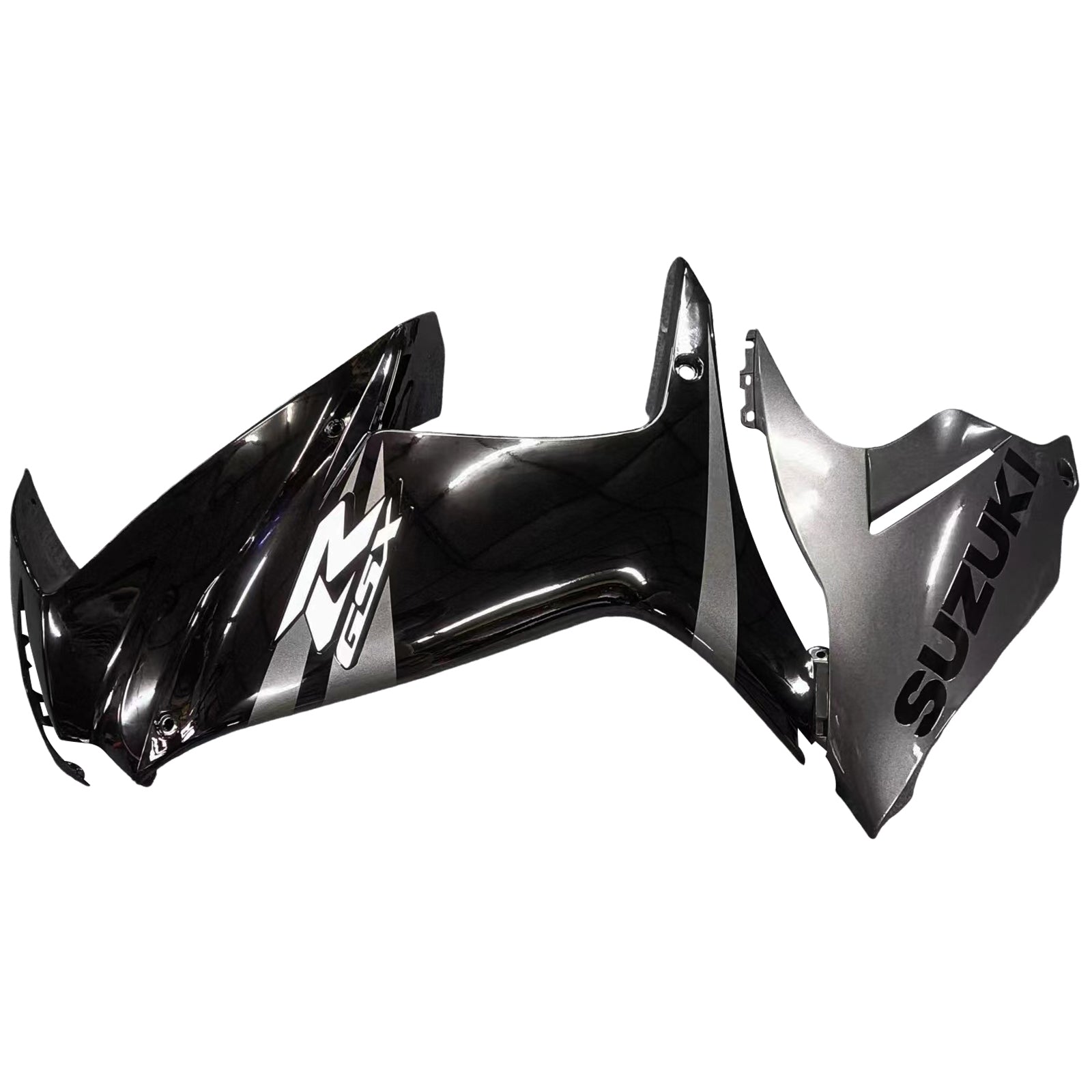 Amotopart Suzuki 2011-2024 GSXR 600/750 Schwarz-Grau Verkleidungssatz