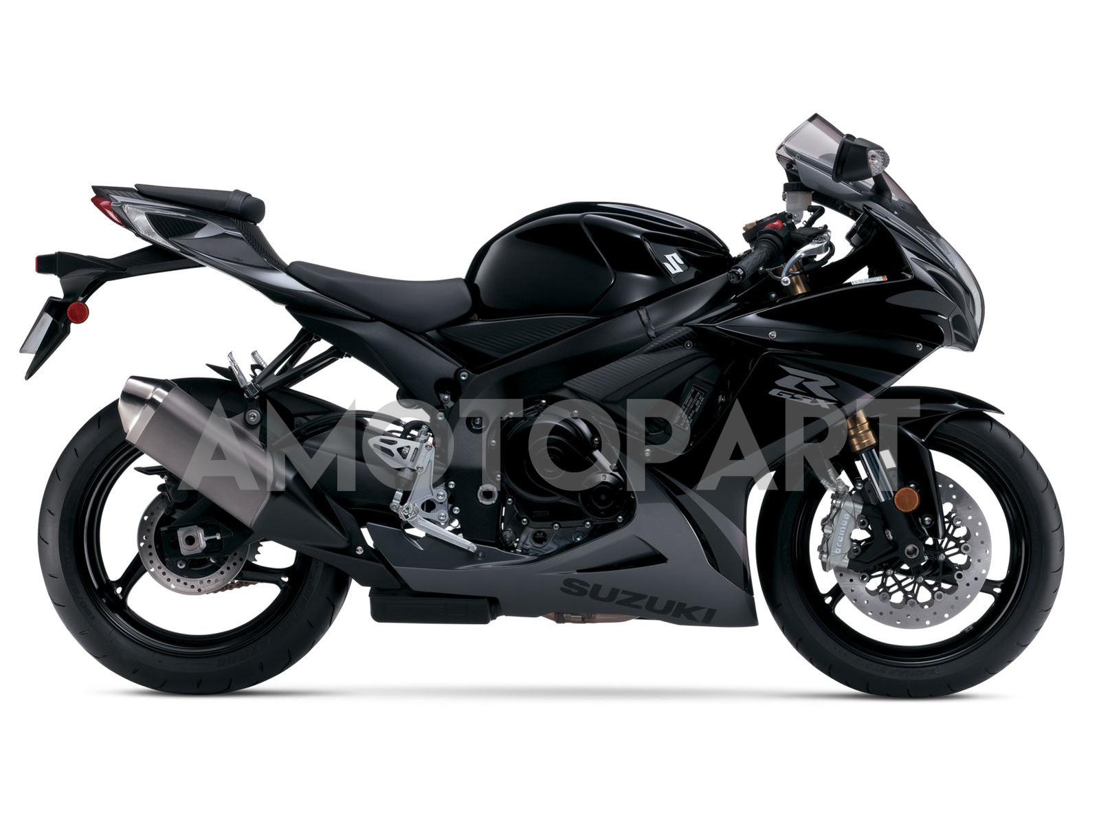 Amotopart Suzuki 2011-2025 GSXR 600/750 Black&Grey Fairing Kit