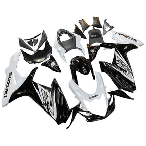 Amotopart 2011-2024 Suzuki GSXR 600/750 Fairing Black&White Kit