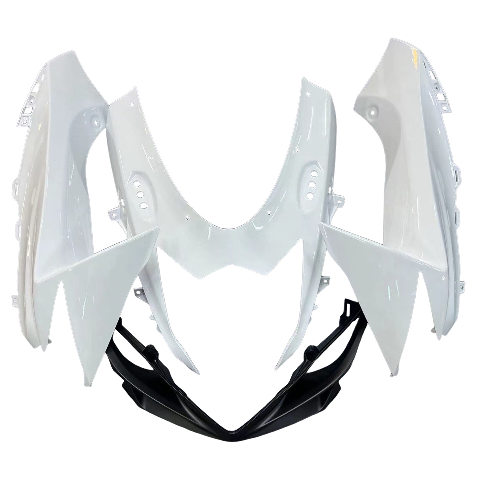 Amotopart 2011-2026 Suzuki GSXR 600/750 White Black Fairing Kit