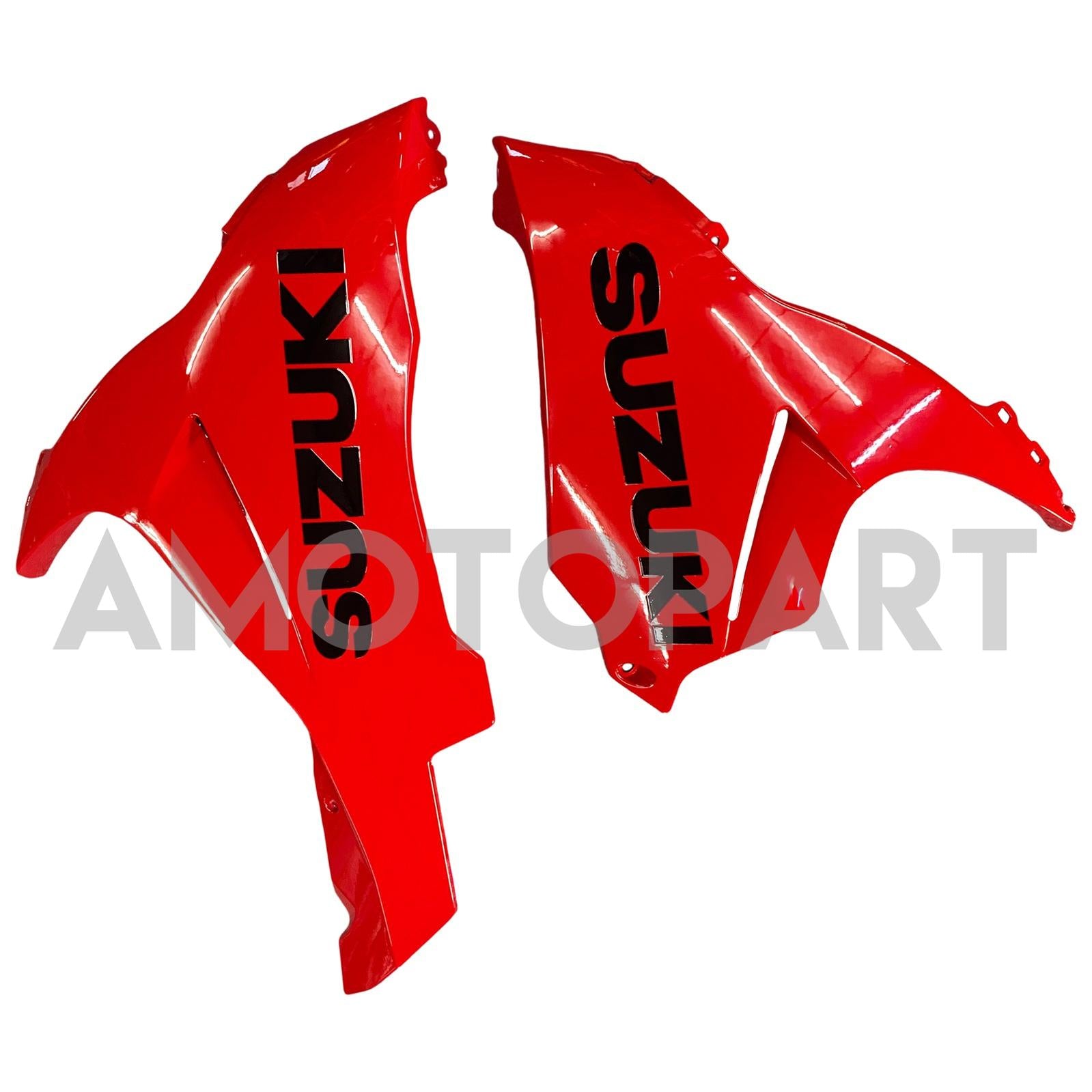Amotopart 2011-2025 Suzuki GSXR 600/750 Fairing Black&Red Kit