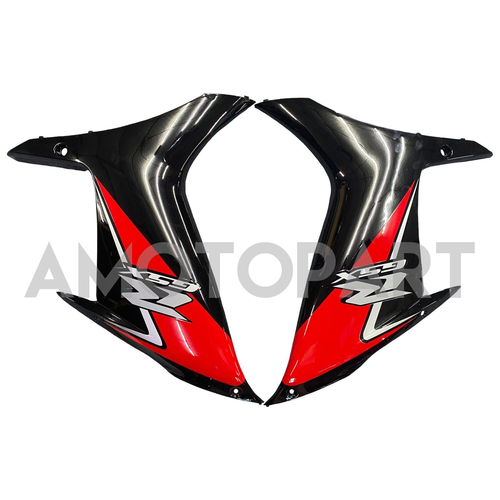 Amotopart 2011-2025 Suzuki GSXR 600/750 Fairing Black&Red Kit