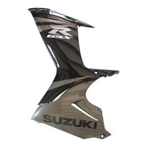 Amotopart Verkleidungssatz für Suzuki GSXR 600/750 2011–2024, Schwarz/Grau