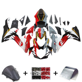 Amotopart Suzuki 2011-2024 GSXR 600/750 Kit carena Shark grigio rosso