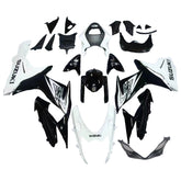 Kit carena Amotopart Suzuki GSXR 600/750 nero bianco 2011-2023