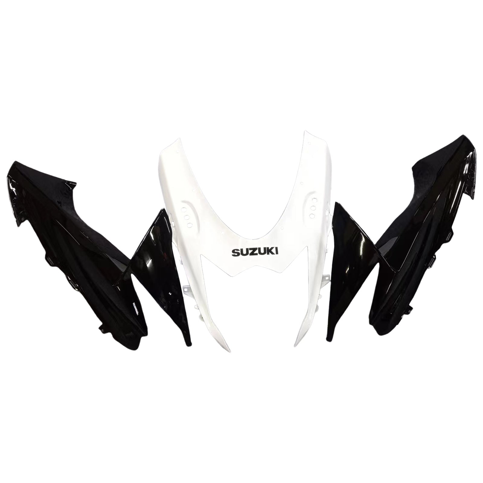 Amotopart Suzuki 2011-2023 GSXR 600/750 Black White Fairing Kit