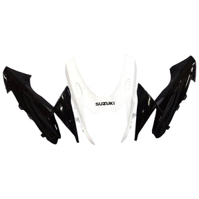 Amotopart Suzuki 2011-2023 GSXR 600/750 Kit de carenado blanco negro