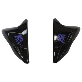 Amotopart Suzuki 2011-2024 GSXR 600/750 Black With Purple Logo Fairing Kit