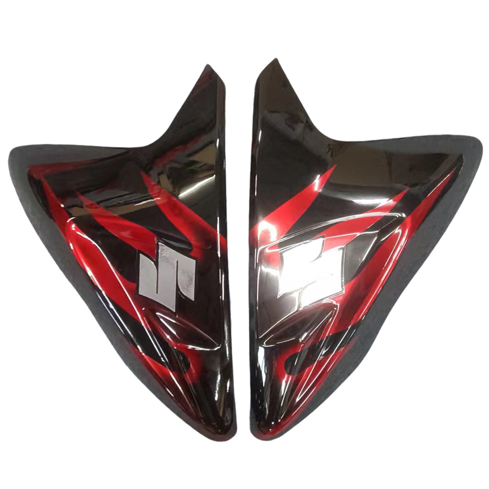 Amotopart Suzuki 2011-2024 GSXR 600/750 Black Red Fairing Kit