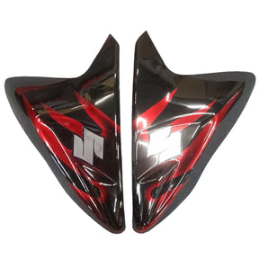 Amotopart Verkleidungssatz für Suzuki GSXR 600/750 2011–2024, Schwarz/Rot