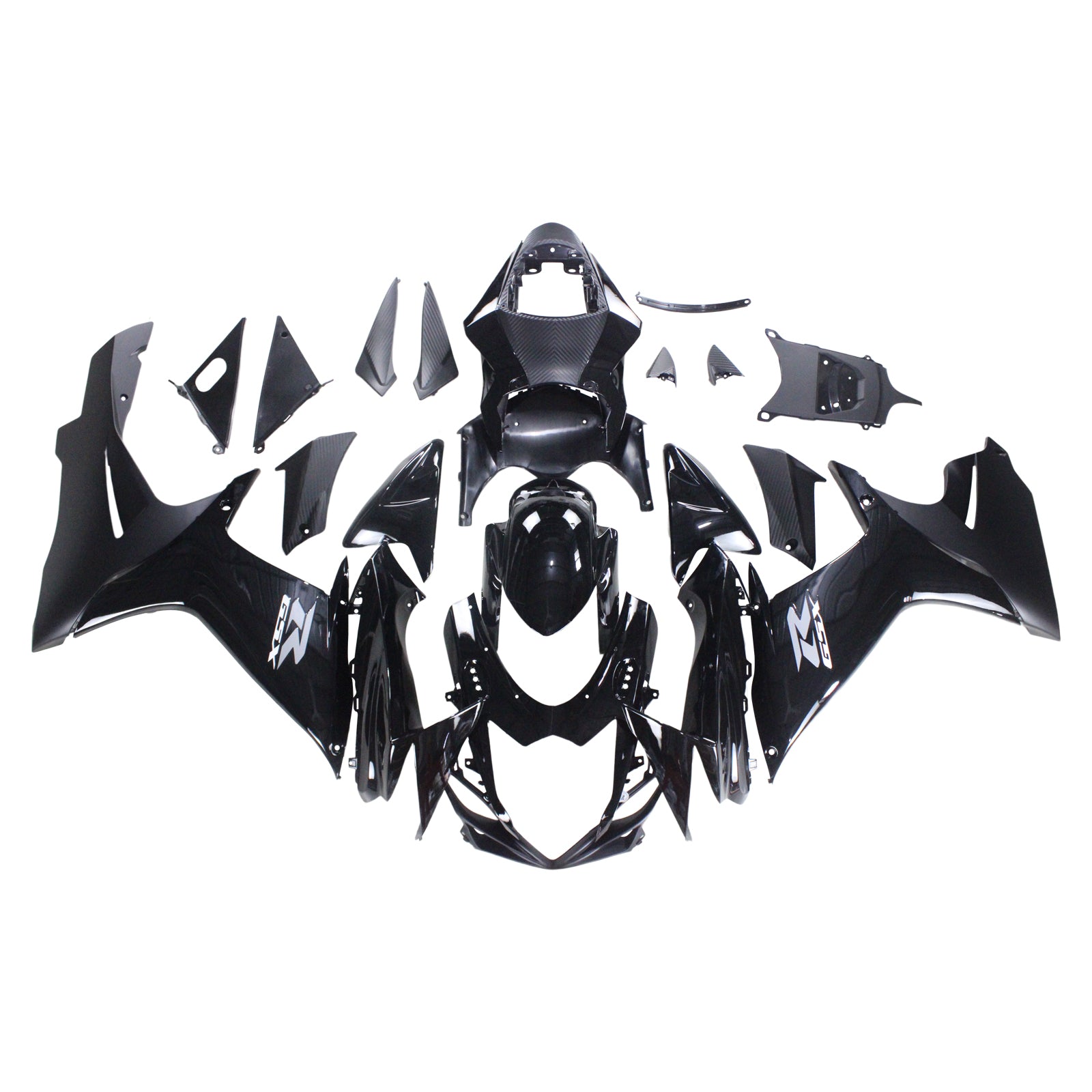 Amotopart Suzuki 2011-2024 GSXR 600/750 Black Fairing Kit