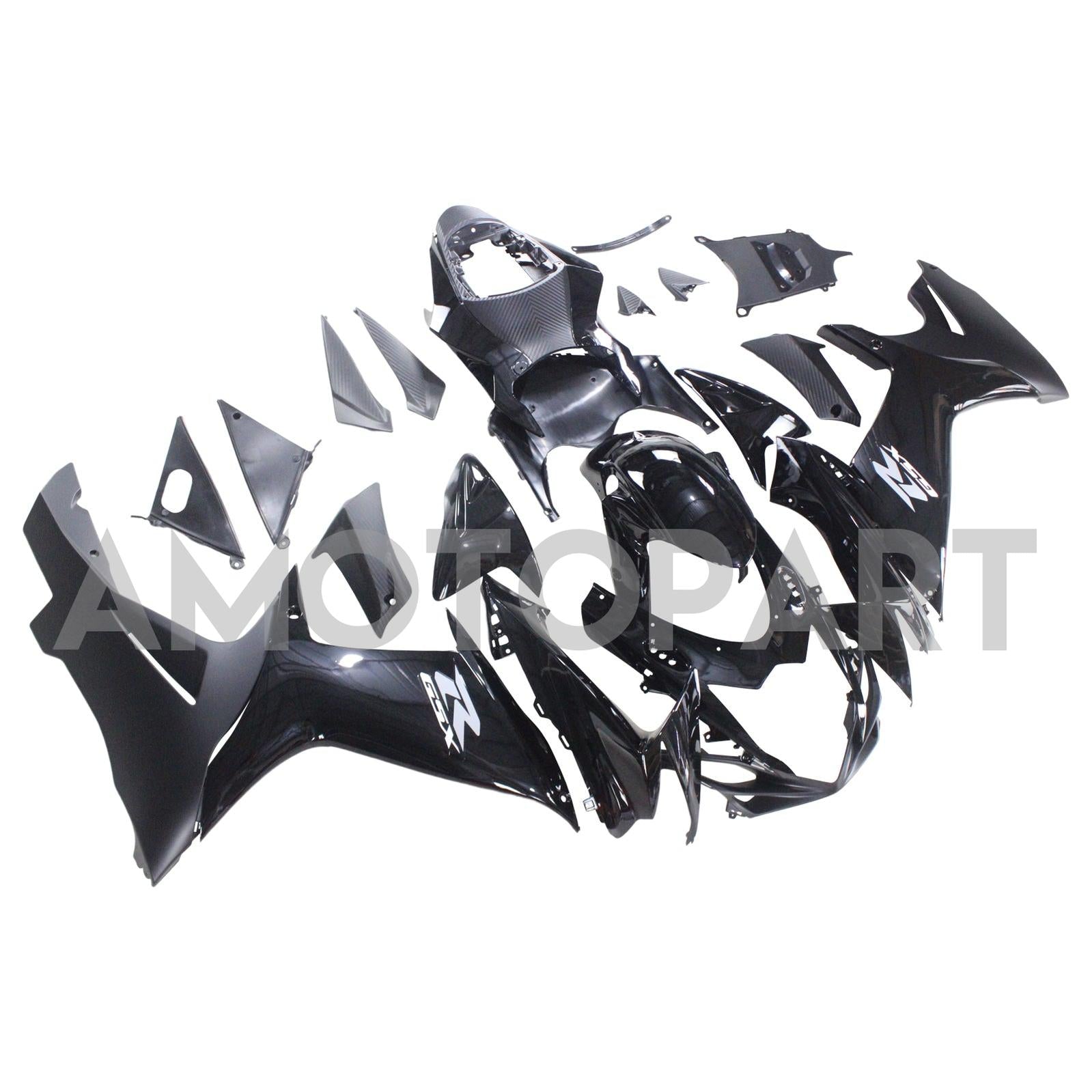 Amotopart Suzuki 2011-2025 GSXR 600/750 Black Fairing Kit