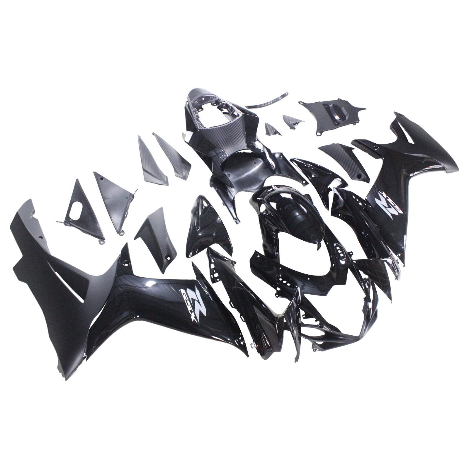 Amotopart Suzuki 2011-2024 GSXR 600/750 Black Fairing Kit