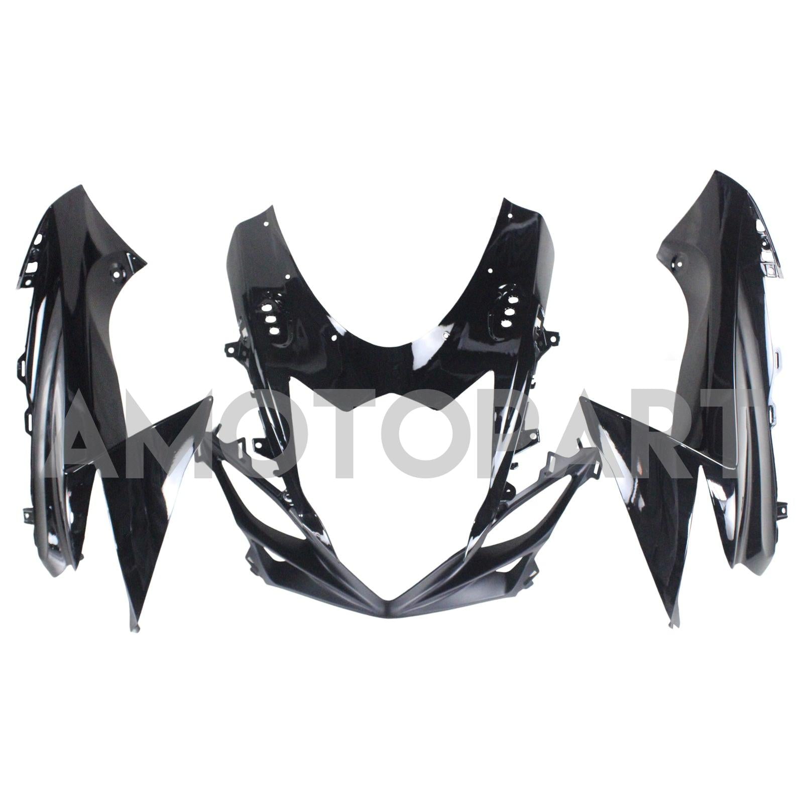 Amotopart Suzuki 2011-2025 GSXR 600/750 Black Fairing Kit