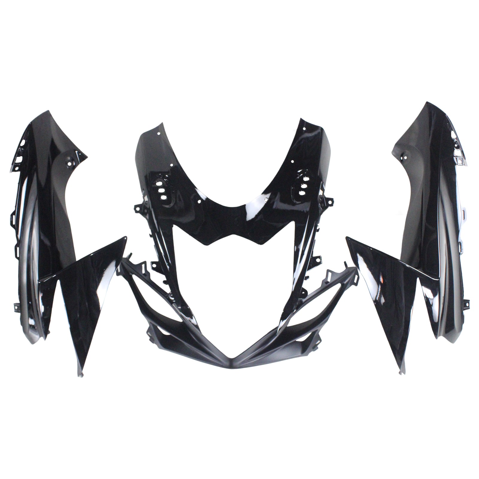 Amotopart Suzuki 2011-2024 GSXR 600/750 Black Fairing Kit