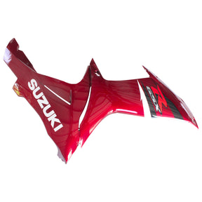 Amotopart Suzuki 2011-2024 GSXR 600/750 Nero Con Kit Carena Rossa