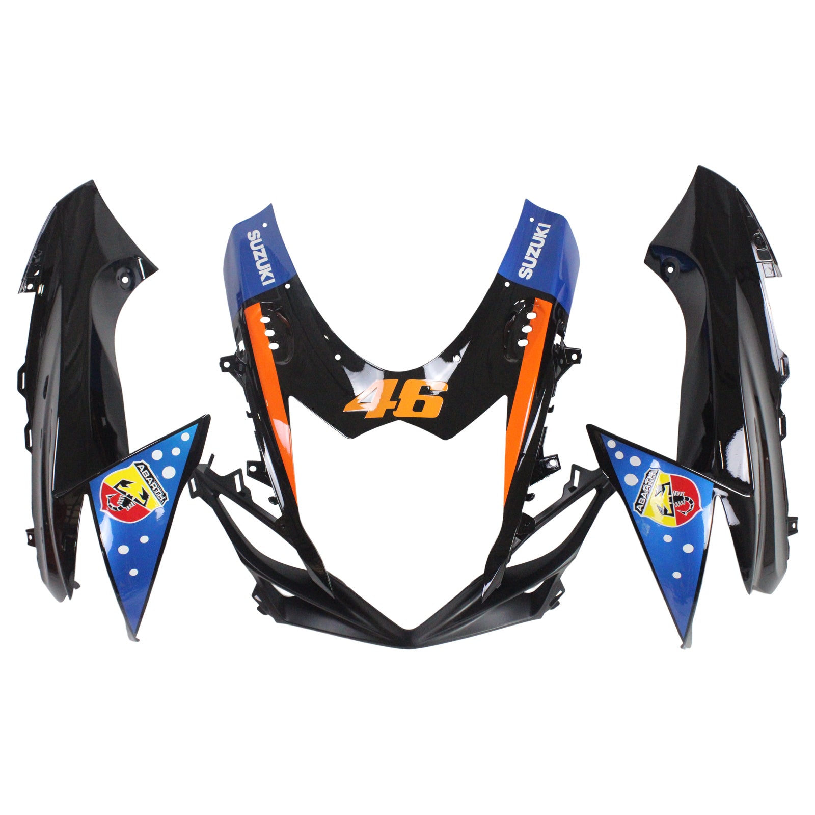 Amotopart Suzuki 2011-2026 GSXR 600/750 Cartoon Shark Fairing Kit
