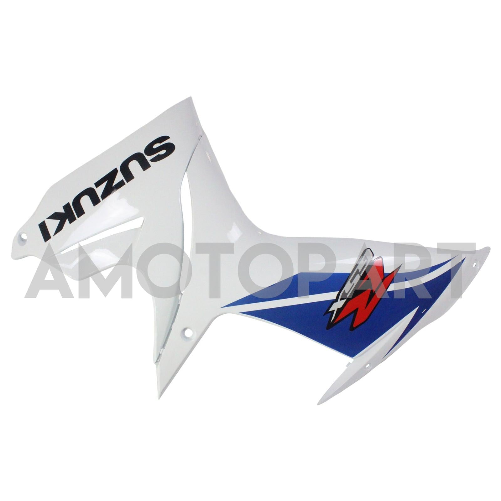 Amotopart スズキ 2011-2024 GSXR 600/750 ブルー ホワイト フェアリング キット