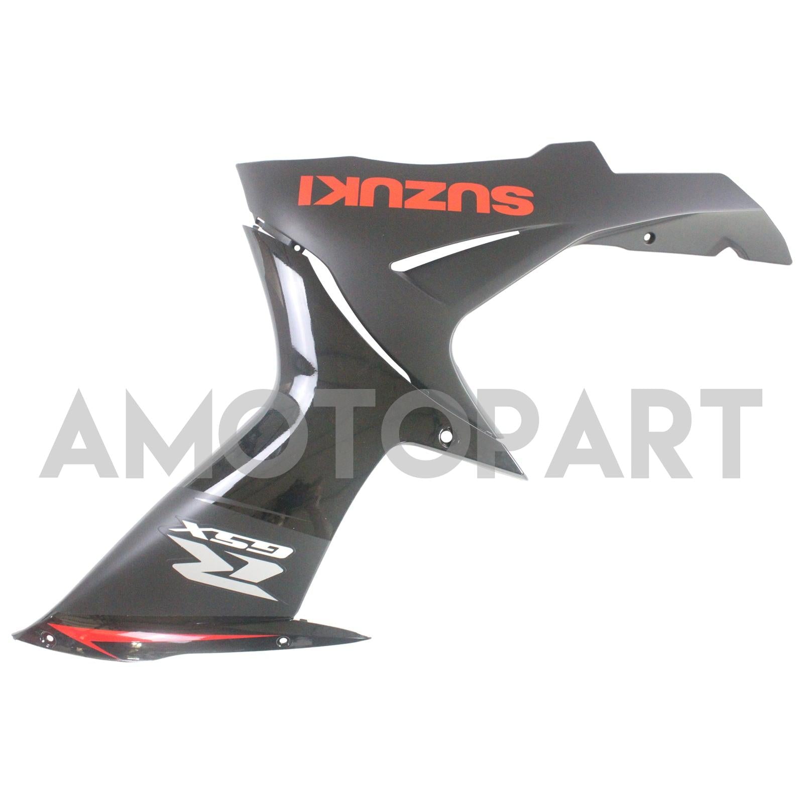 Amotopart Suzuki 2011-2025 GSXR 600/750 Black With Red Line Fairing Kit