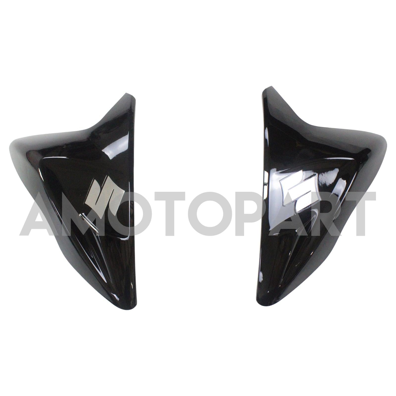 Amotopart Suzuki 2011-2025 GSXR 600/750 Black With Red Line Fairing Kit