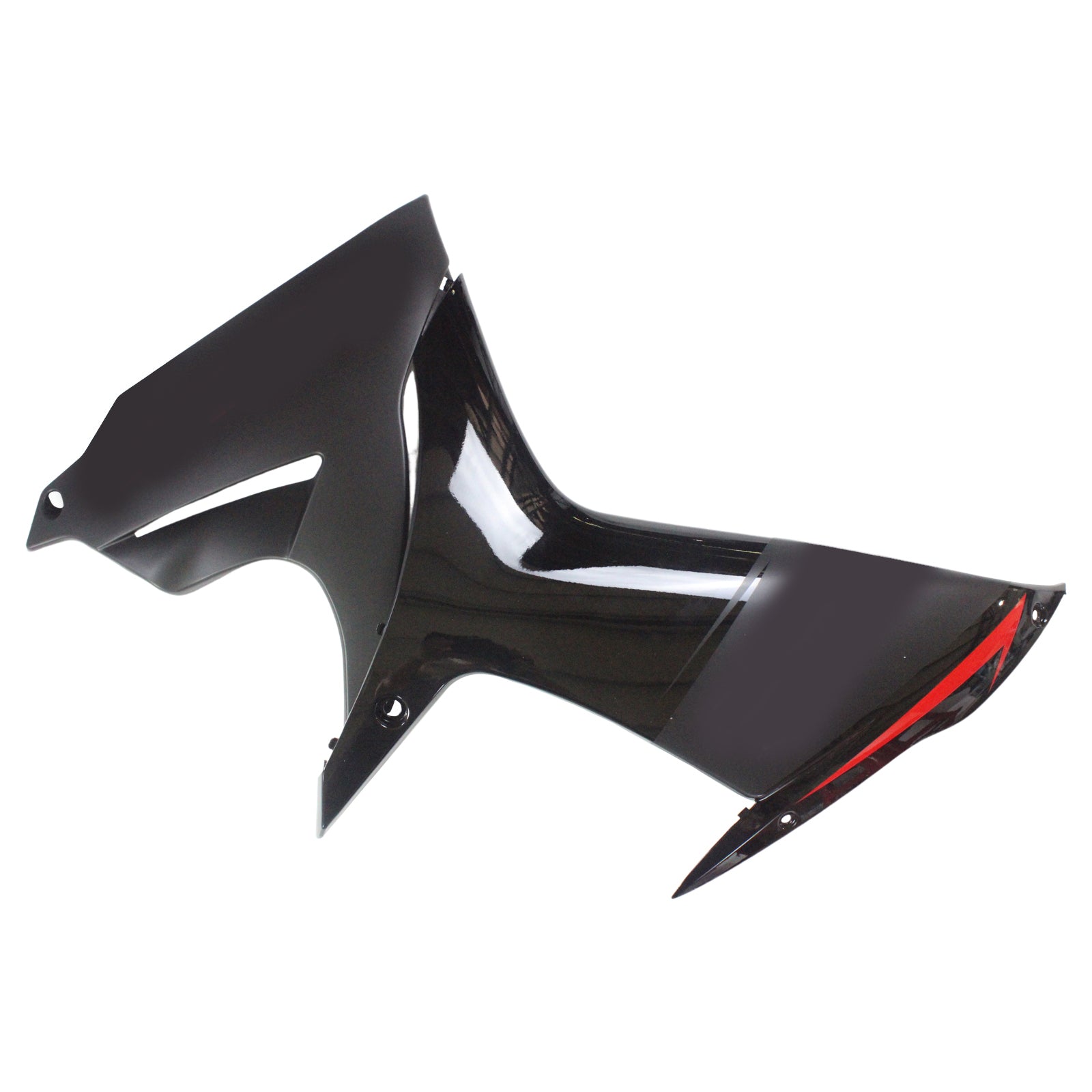 Amotopart スズキ 2011-2024 GSXR 600/750 ブラック レッドライン付きフェアリングキット