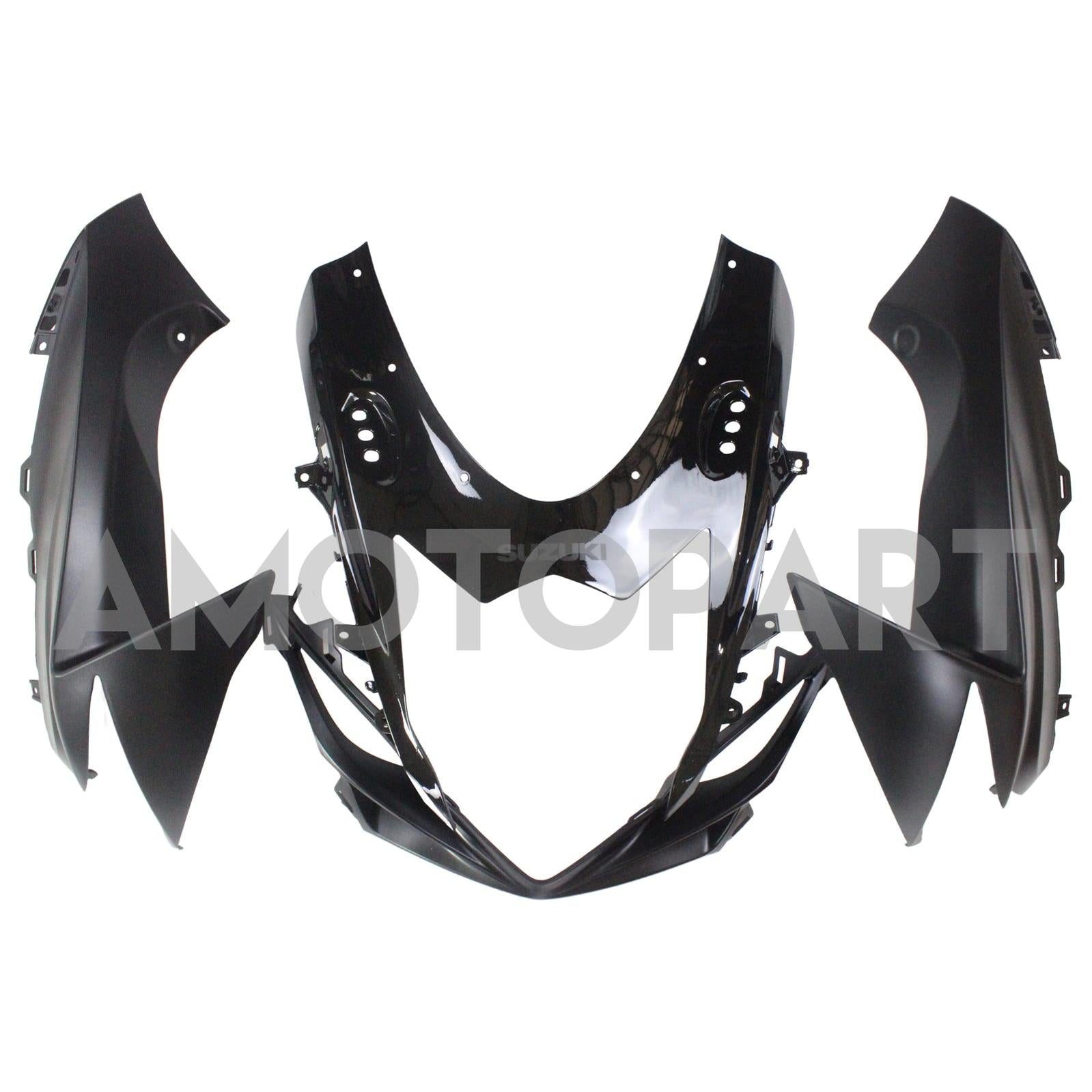 Amotopart Suzuki 2011-2025 GSXR 600/750 All Black Fairing Kit