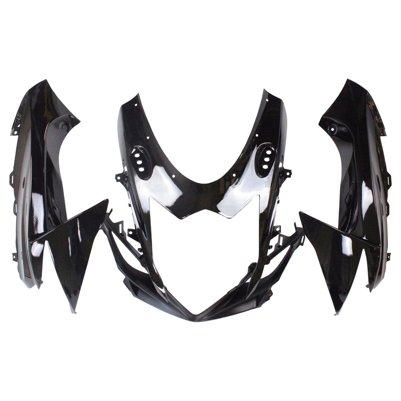 Amotopart Suzuki 2011-2025 GSXR 600/750 Gloss Black Fairing Kit