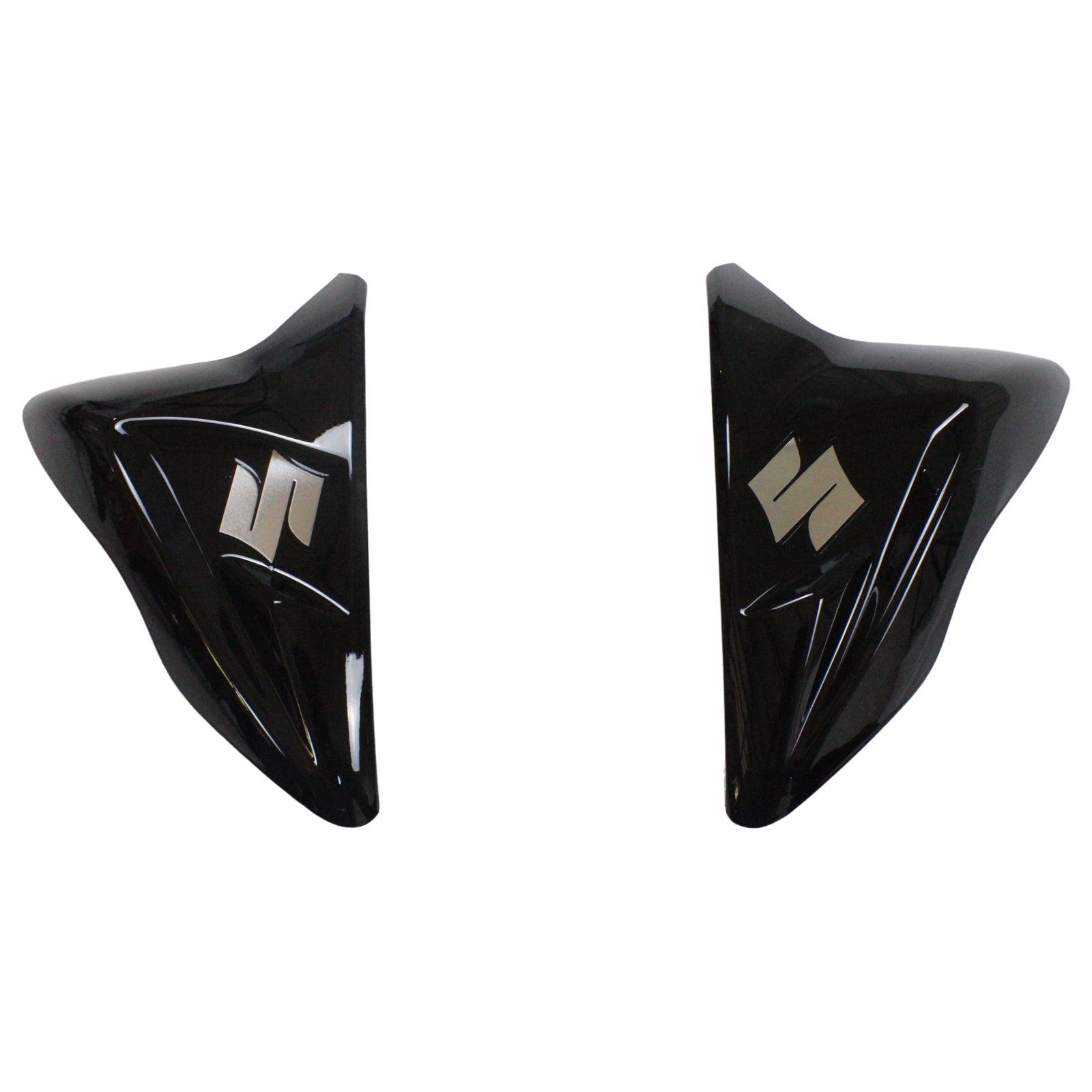 Amotopart Verkleidungssatz für Suzuki GSXR 600/750 2011–2024, Schwarz mit weißem Logo