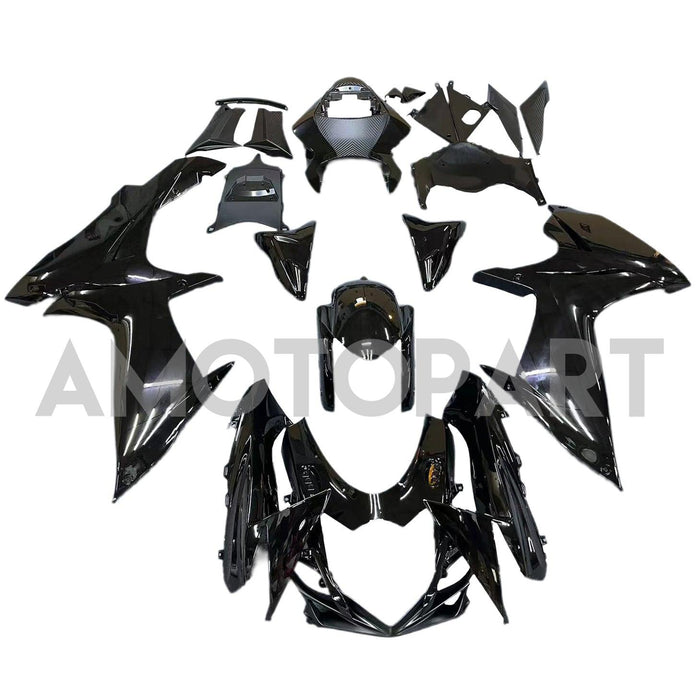 Amotopart Suzuki 2011-2026 GSXR 600/750 Gloss Black Fairing Kit