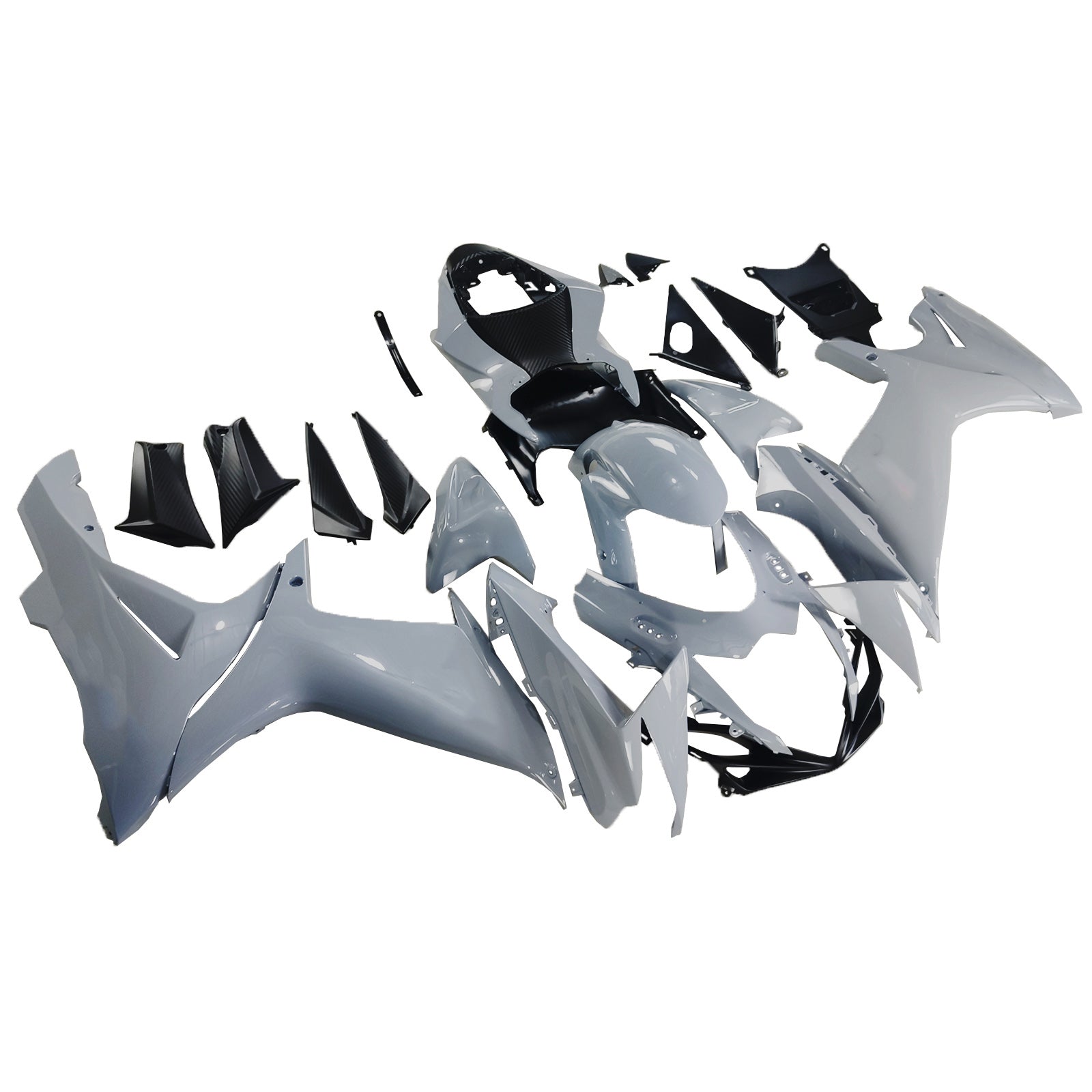 Amotopart Suzuki 2011-2025 GSXR 600/750 Kit de carénage gris