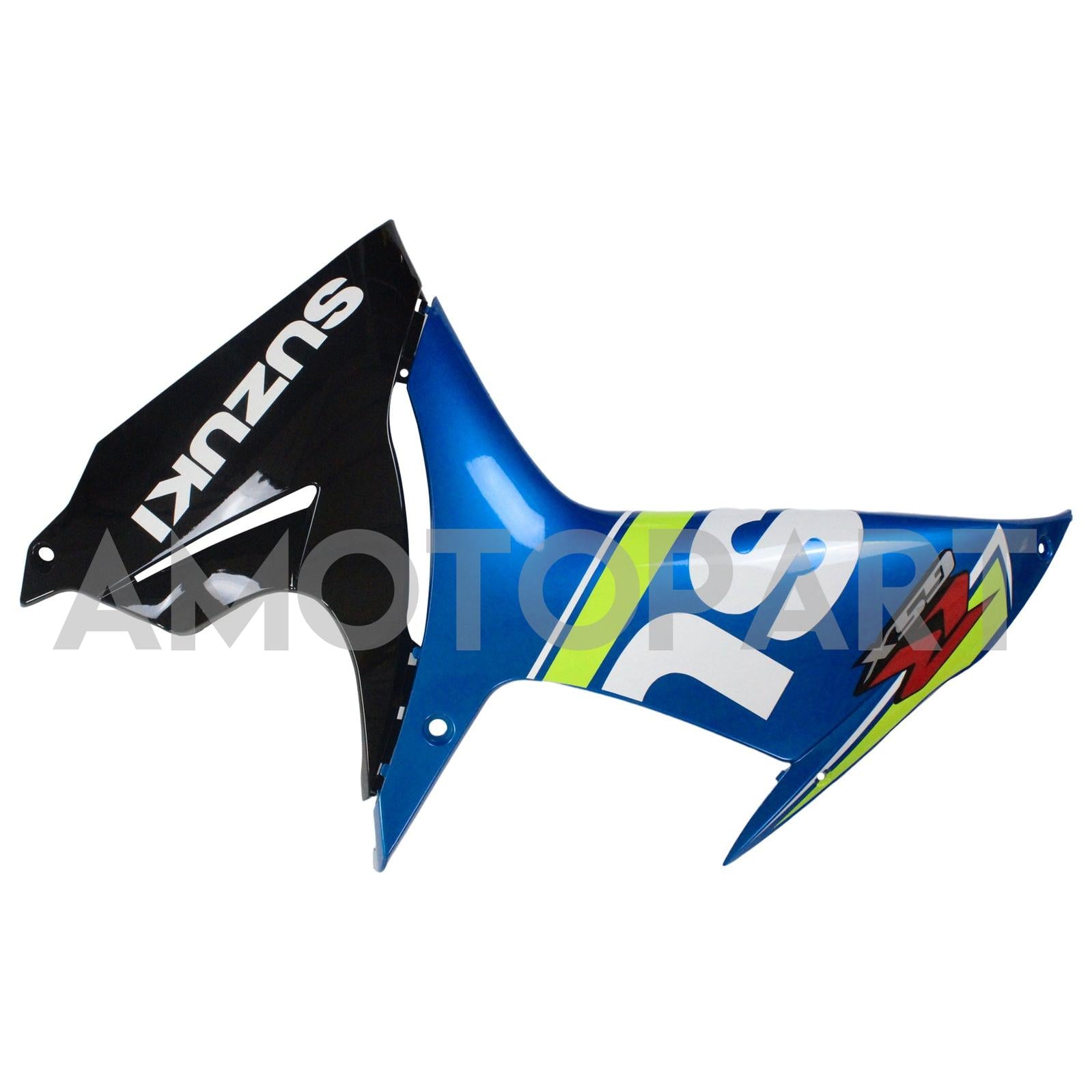 Amotopart Suzuki 2011-2025 GSXR 600/750 Blue With Black Fairing Kit
