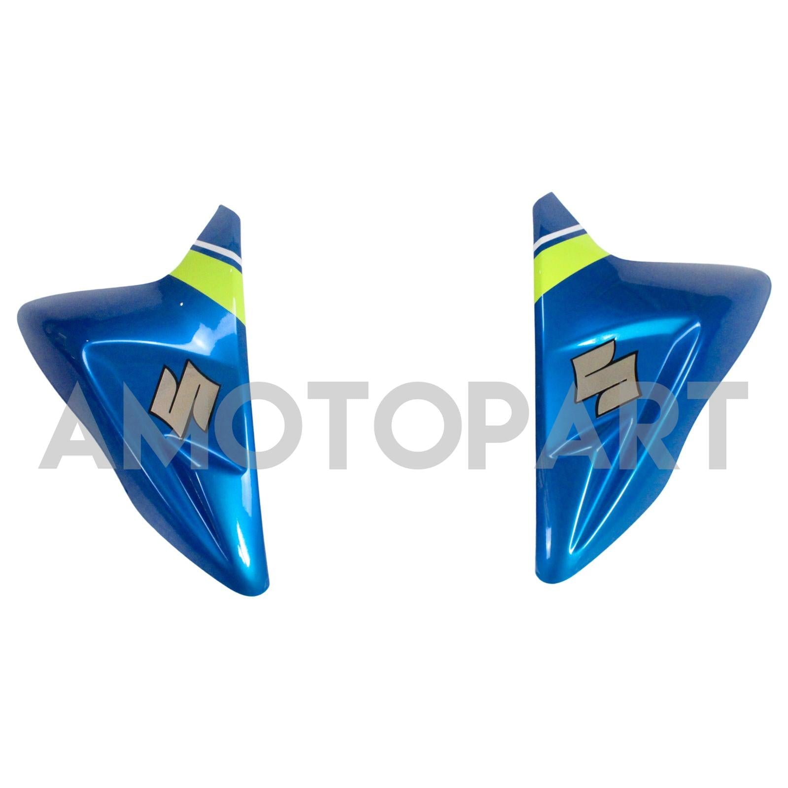 Amotopart Suzuki 2011-2025 GSXR 600/750 Blue With Black Fairing Kit