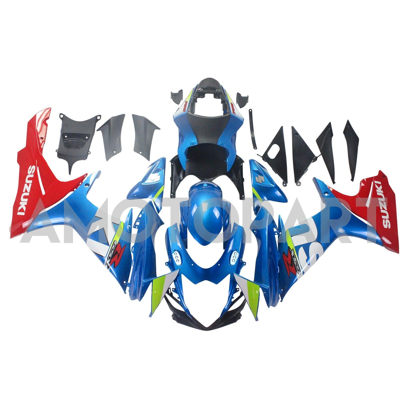 Amotopart 2011-2025 Suzuki GSXR 600/750 Fairing Kit Collection Two