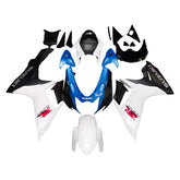 Amotopart Suzuki 2011-2024  GSXR 600/750 White Blue Fairing Kit