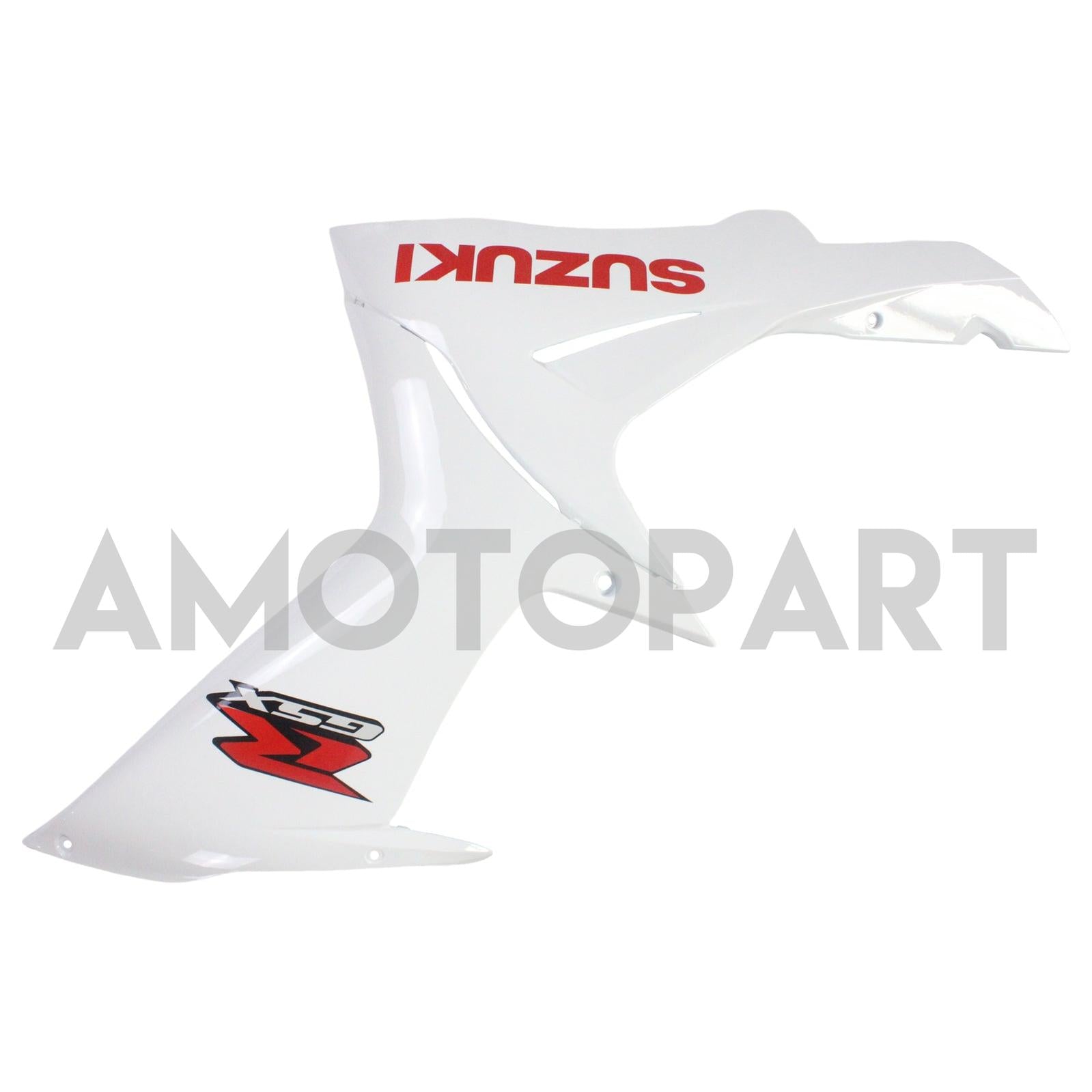Amotopart Suzuki 2011-2025 GSXR 600/750 Weiß mit rotem Logoverkaufskit