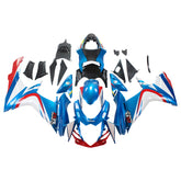 Amotopart Kit carena Suzuki GSXR 600/750 Blu Bianco Rosso 2011-2024