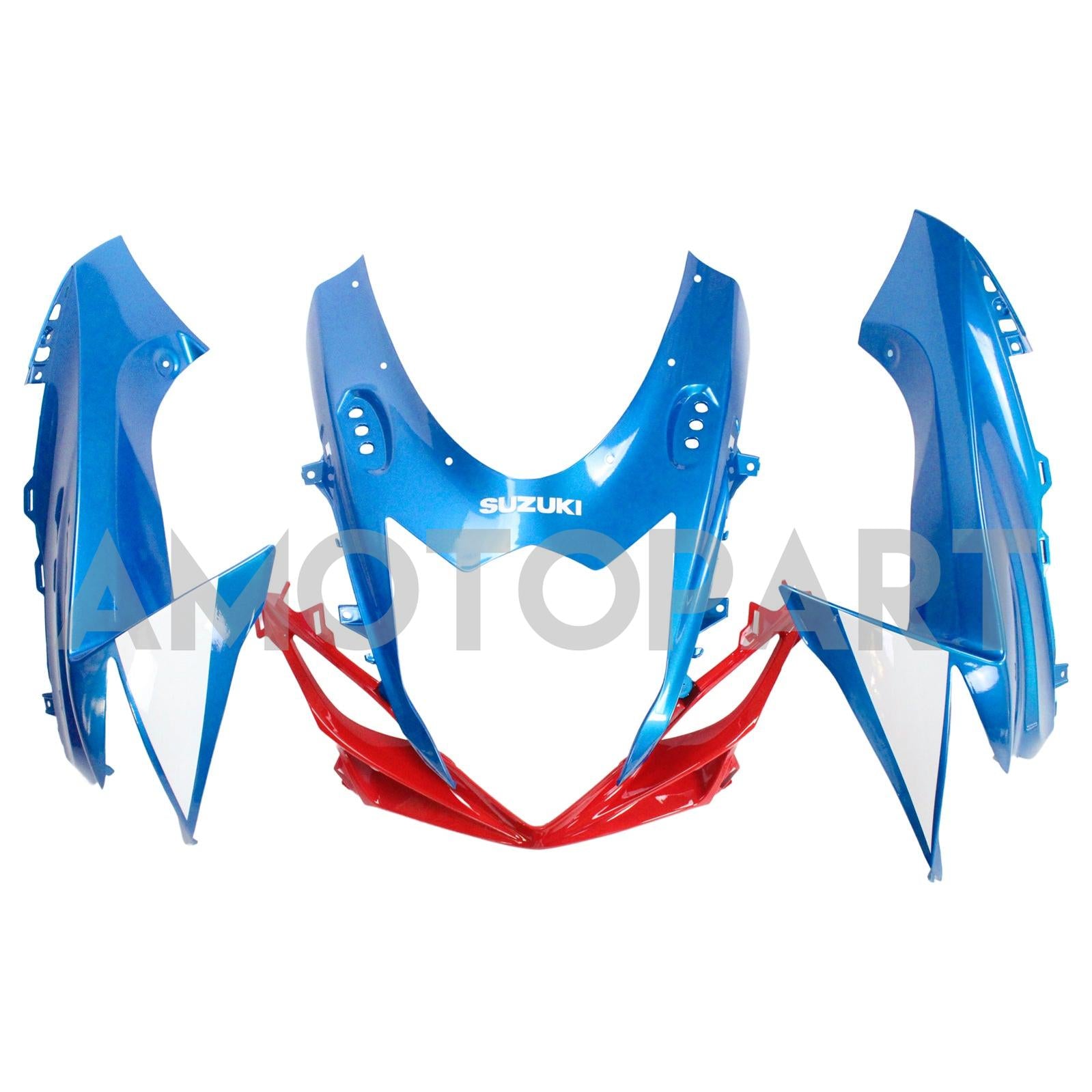 Amotopart Suzuki 2011-2025 GSXR 600/750 Blue White Red Dehnung Kit
