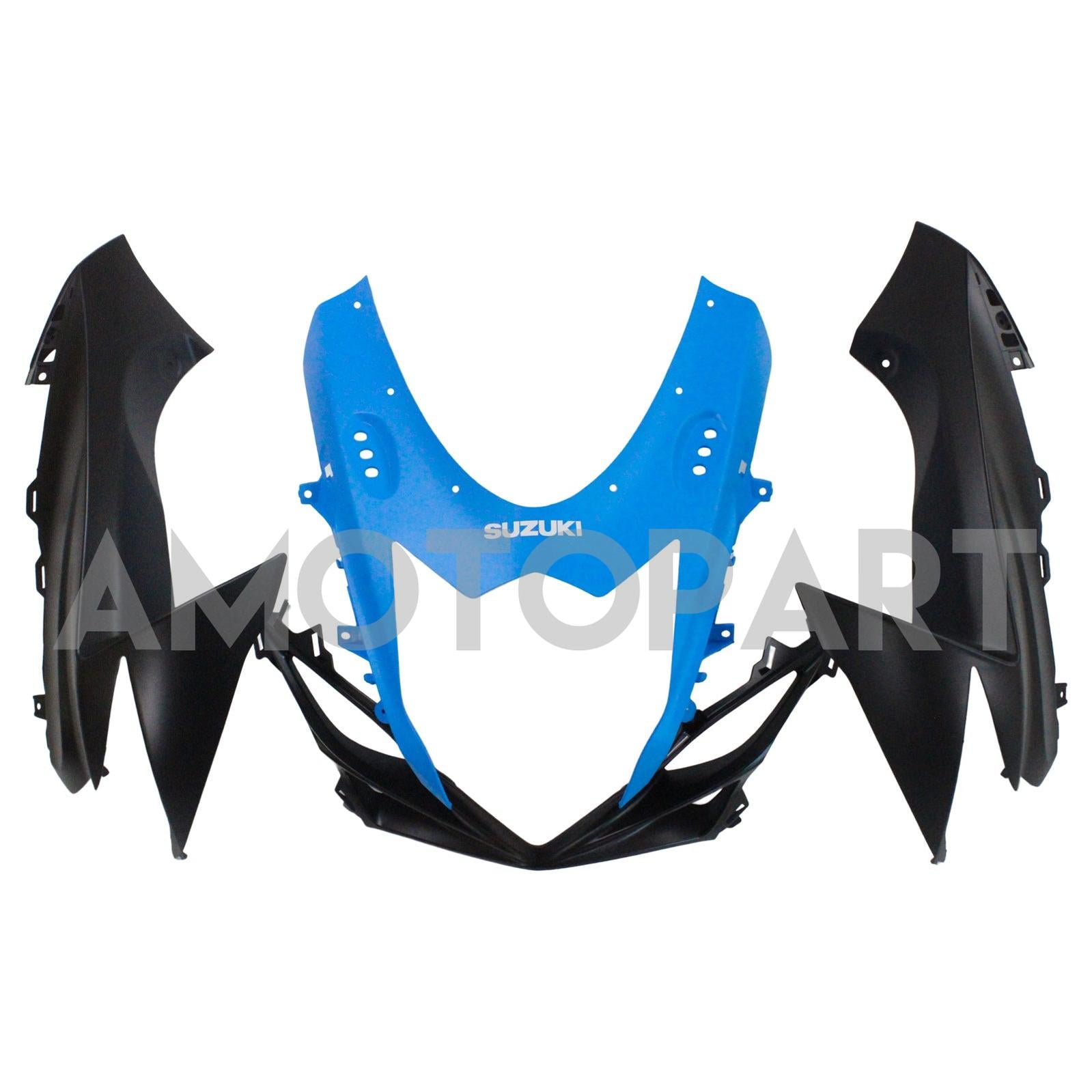 Amotopart Suzuki 2011-2025 GSXR 600/750 Matte Blue Black Fairing Kit