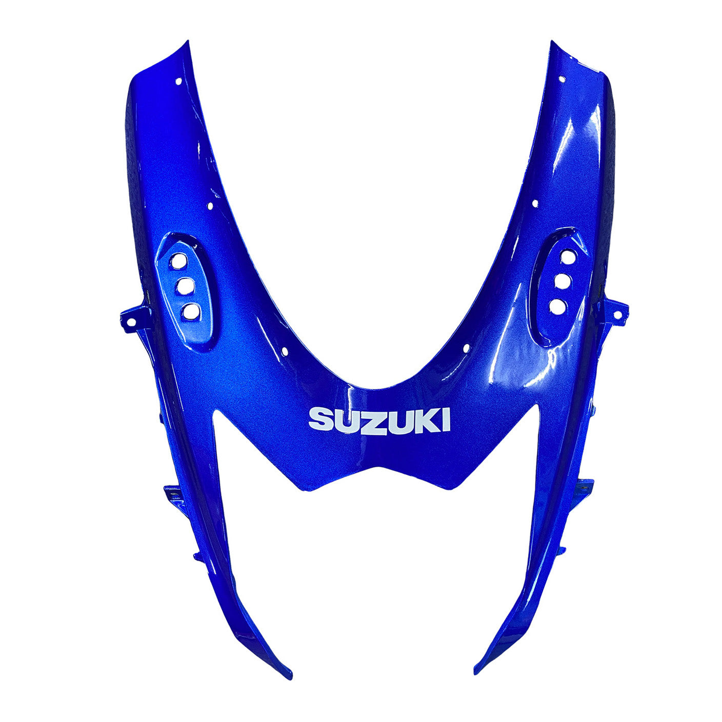 Amotopart 2011-2024 GSXR 600/750 Suzuki blu con kit carenatura accenti gialli