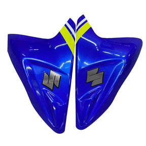 Amotopart 2011-2024 GSXR 600/750 Suzuki Blue with Yellow Accent Fairing Kit