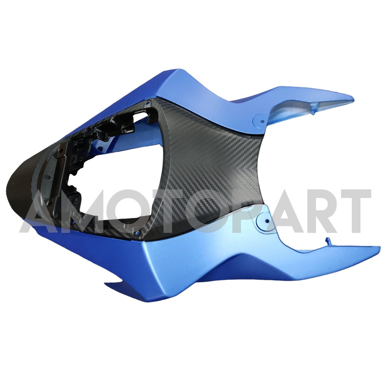 Amotopart 2011-2024 GSXR 600/750 Suzuki Kit de carenado azul mate y negro
