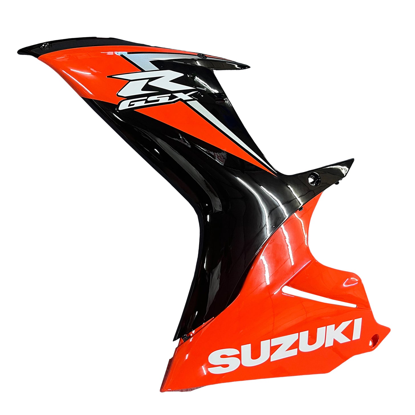 Amotopart 2011-2024 GSXR 600/750 Suzuki Black&Red Captain America  Fairing Kit