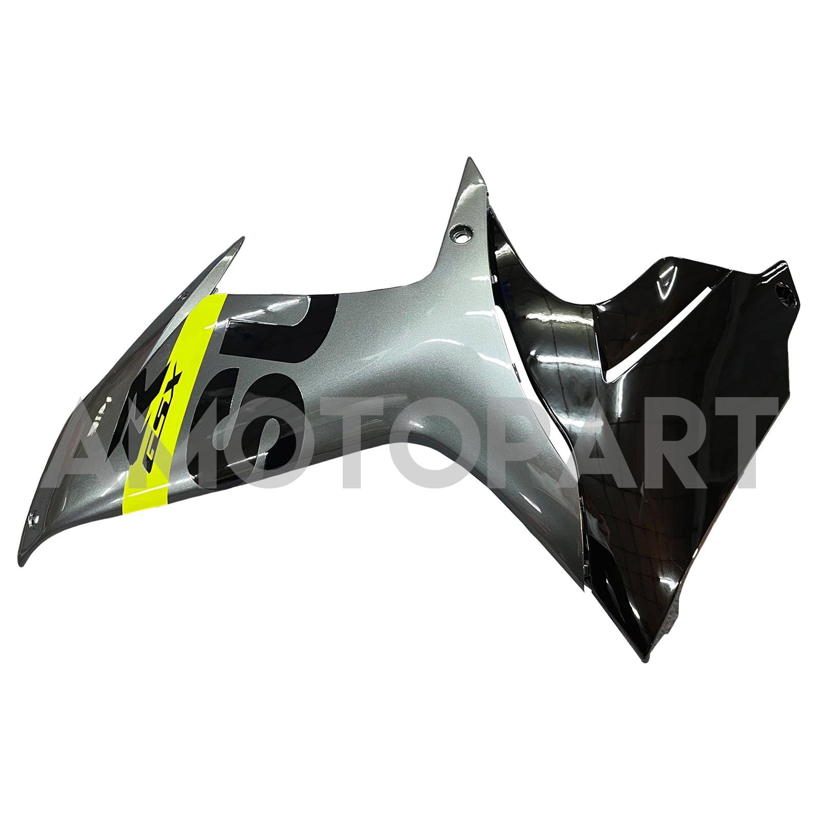 Amotopart 2011-2025 GSXR 600/750 Suzuki Gloss Grey&Yellow Fairing Kit