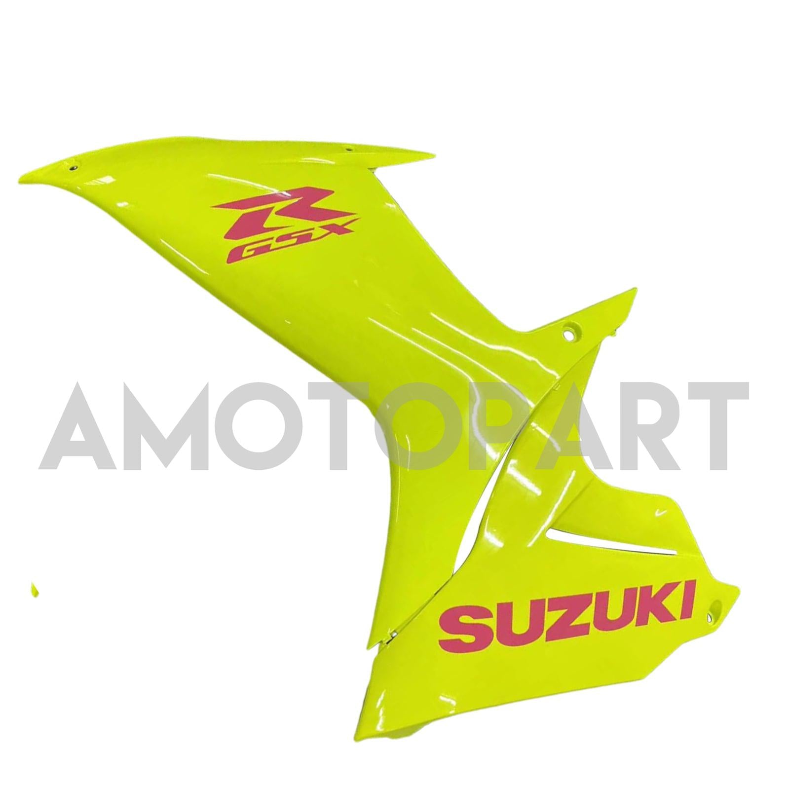 Amotopart 2011-2025 GSXR 600/750 Suzuki halb rosa halbe Gelbverkleidung Kit