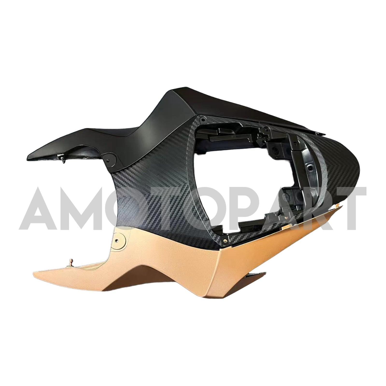 Amotopart 2011-2025 GSXR 600/750 Suzuki Matte Half Black Half Brown Fairing Kit